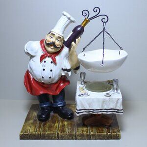 Fat Chef Italian Wine Bistro Hanging Candle Wax Tart Potpourri Burner Warmer 9"